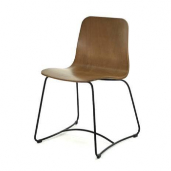 Krzesło drewniane Hips AM-1802 na metalowych nogach