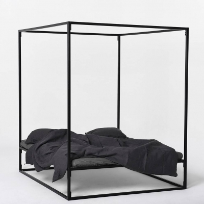 Łóżko stalowe czarne / obiect005 - foto 2