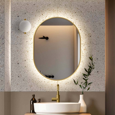 Lustro Ambient Slim Gold/Copper LED GieraDesign - foto 4