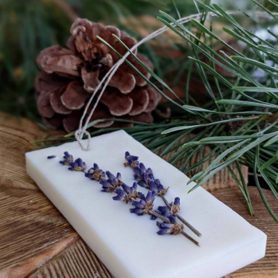 Zawieszka zapachowa z wosku sojowego LAVENDER BAR - foto 2