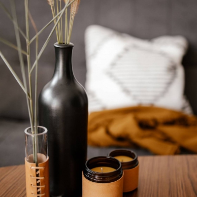 Świeca z wosku pszczelego MAYA 180ml - foto 3