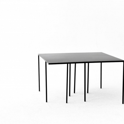 Stalowy stolik kawowy / object014 - foto 4