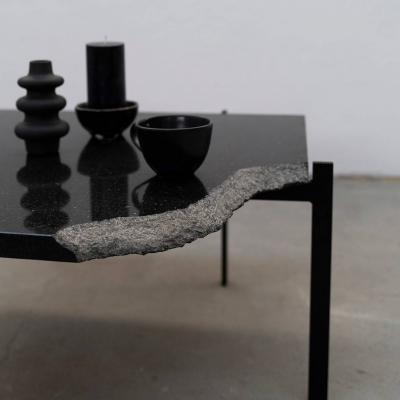 Stolik kawowy z granitowym blatem / object020 - foto 2