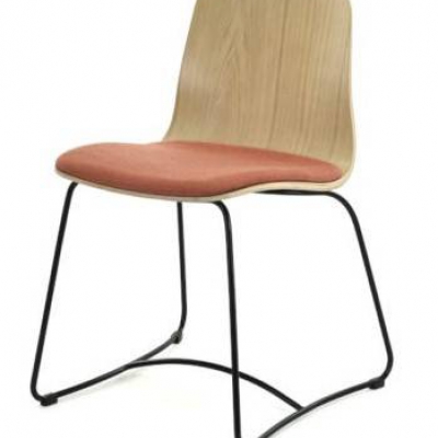Krzesło Hips AM-1802 z tapicerowanym siedziskiem Fameg - foto 3
