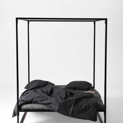 Łóżko stalowe czarne / obiect005 - foto 4