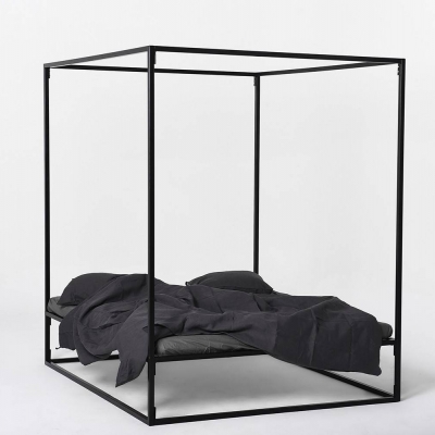 Łóżko stalowe czarne / obiect005 - foto 3