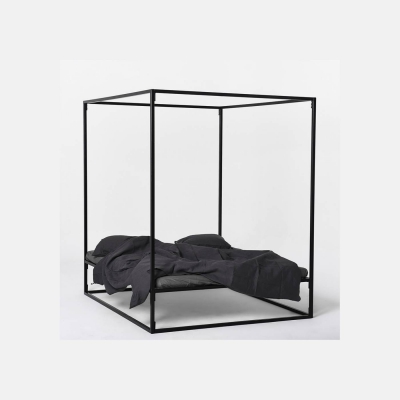 Łóżko stalowe czarne / obiect005 - foto 1