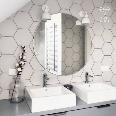 Lustro OPTI WHITE Okrągłe GieraDesign - foto 1