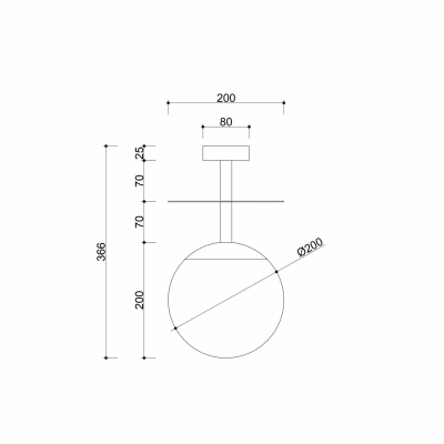 Lampa wisząca PLAAT B Brass Ummo - foto 5