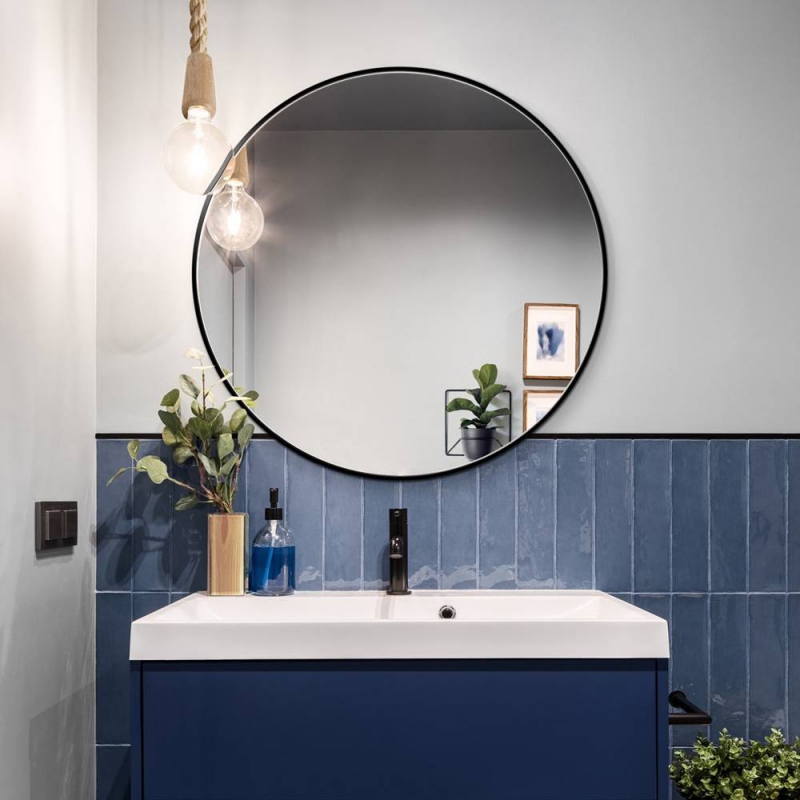 Lustro Scandi Slim Black White  GieraDesign - foto 1