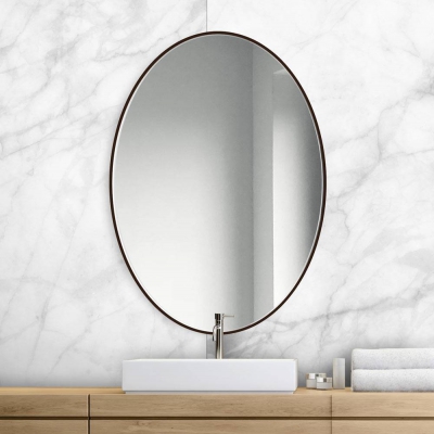 Lustro Scandi Slim Owal  Black White GieraDesign - foto 6