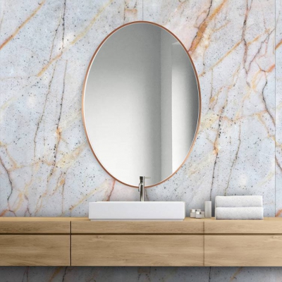 Lustro Scandi Slim Owal  Gold Copper GieraDesign - foto 6