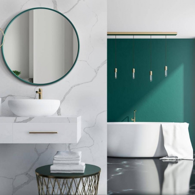 Lustro Scandi Slim Green Blue GieraDesign - foto 4