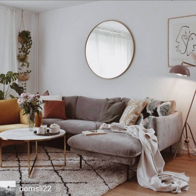 Lustro Scandi Slim Gold Copper GieraDesign - foto 4