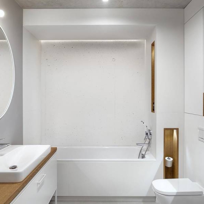 Lustro Scandi Slim Black White  GieraDesign - foto 6