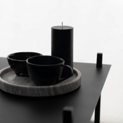 Stalowy stolik kawowy / object031 - foto 8