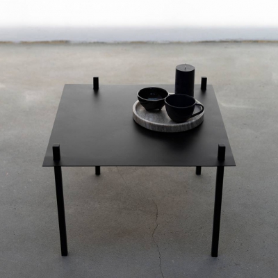 Stalowy stolik kawowy / object031 - foto 7
