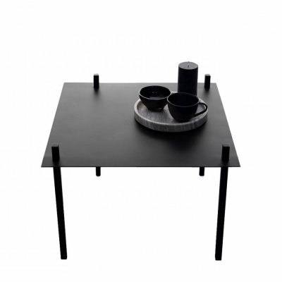 Stalowy stolik kawowy / object031 - foto 2