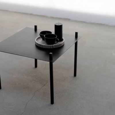 Stalowy stolik kawowy / object031 - foto 5
